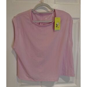 ✅3-for-$12✅ All in Motion‎ Workout Top Athletic Activewear Pink Sleeveless L